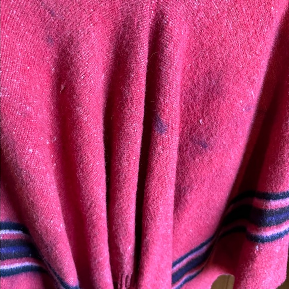 Vintage 1970s handmade wool poncho cape - Picture 9 of 9